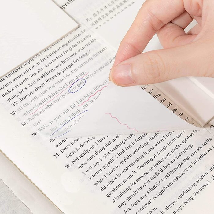läbipaistev märkmepaber